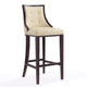 Fifth Avenue 45 in. Cream and Walnut Beech Wood Bar Stool (Set of 3) MHC-3-BS007-CR