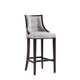 Fifth Avenue Faux Leather Barstool in Light Grey (Set of 3) MHC-3-BS007-LG