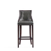 Fifth Avenue Faux Leather Barstool in Pebble Grey (Set of 3) MHC-3-BS007-PE