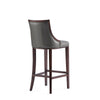 Fifth Avenue Faux Leather Barstool in Pebble Grey (Set of 3) MHC-3-BS007-PE