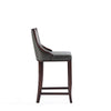 Emperor Faux Leather Barstool in Pebble Grey (Set of 3) MHC-3-BS008-PE