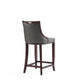 Emperor Faux Leather Barstool in Pebble Grey (Set of 3) MHC-3-BS008-PE