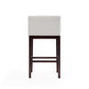 Kingsley 38 in. Ivory and Dark Walnut Beech Wood Barstool (Set of 3) MHC-3-BS012-IV