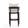 Ritz 38 in. Ivory and Dark Walnut Beech Wood Barstool (Set of 3) MHC-3-BS013-IV