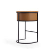 Cosmopolitan 37.8 in. Camel and Black Metal Barstool (Set of 3) MHC-3-BS015-CL