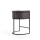 Cosmopolitan 33.8 in. Pebble and Black Metal Counter Height Bar Stool (Set of 3) MHC-3-CS008-PE