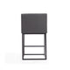 Ambassador 38 in. Grey and Black Metal Counter Height Bar Stool (Set of 3) MHC-3-CS010-GY