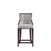Fifth Avenue Faux Leather Counter Stool in Light Grey (Set of 3) MHC-3-CS012-LG