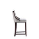 Fifth Avenue Faux Leather Counter Stool in Light Grey (Set of 3) MHC-3-CS012-LG