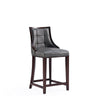 Fifth Avenue Faux Leather Counter Stool in Pebble Grey (Set of 3) MHC-3-CS012-PE