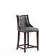 Fifth Avenue Faux Leather Counter Stool in Pebble Grey (Set of 3) MHC-3-CS012-PE