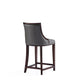 Fifth Avenue Faux Leather Counter Stool in Pebble Grey (Set of 3) MHC-3-CS012-PE