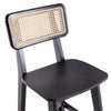 Versailles Counter Stool in Black and Natural Cane - Set of 3 MHC-3-CSCA01-BK