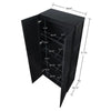 Hopkins Modern Storage Closet 3.0 in Black MHC-3GLF-BK