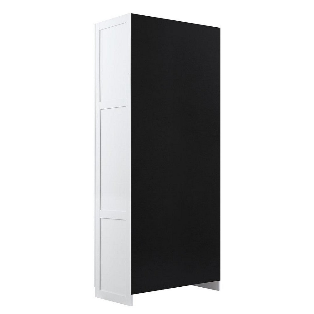 Hopkins Modern Storage Closet 3.0 in White MHC-3GLF-WH