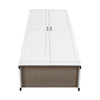 Hopkins Modern Storage Closet 3.0 in White MHC-3GLF-WH