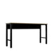 Fortress 72.4’’ Natural Wood and Steel Garage Table in Charcoal Grey MHC-6GMC-CH