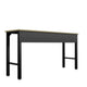 Fortress 72.4’’ Natural Wood and Steel Garage Table in Charcoal Grey MHC-6GMC-CH