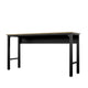 Fortress 72.4’’ Natural Wood and Steel Garage Table in Charcoal Grey MHC-6GMC-CH