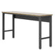 Fortress 72.4" Garage Table in Natural Wood and Steel