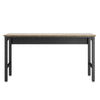Fortress 72.4’’ Garage Table in Natural Wood and Steel MHC-6GMC