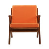 Martelle Orange and Amber Twill Weave Accent Chair MHC-AC002-OR