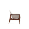 Miller Cream and Walnut Linen Weave Accent Chair MHC-AC007-CR
