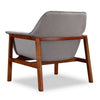 Miller Grey and Walnut Linen Weave Accent Chair MHC-AC007-GY