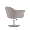 Voyager Barley and Brushed Metal Woven Swivel Adjustable Accent Chair MHC-AC051-BA