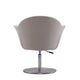 Voyager Barley and Brushed Metal Woven Swivel Adjustable Accent Chair MHC-AC051-BA