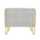 Vector Grey and Gold Velvet Accent Chair MHC-AC054-GY