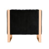 Trillium Black and Rose Gold Velvet Accent Chair MHC-AC055-BK