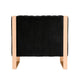 Trillium Black and Rose Gold Velvet Accent Chair MHC-AC055-BK