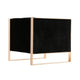 Trillium Black and Rose Gold Velvet Accent Chair MHC-AC055-BK