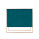 Trillium Teal and Rose Gold Velvet Accent Chair MHC-AC055-TL