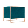Trillium Teal and Rose Gold Velvet Accent Chair MHC-AC055-TL