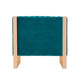 Trillium Teal and Rose Gold Velvet Accent Chair MHC-AC055-TL