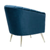 Rosemont Blue and Gold Velvet Accent Chair MHC-AC056-BL