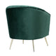 Rosemont Green and Gold Velvet Accent Chair MHC-AC056-GR