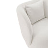Contemporary Siri Linen Accent Chair with Pillows in Cream MHC-AC057-CR