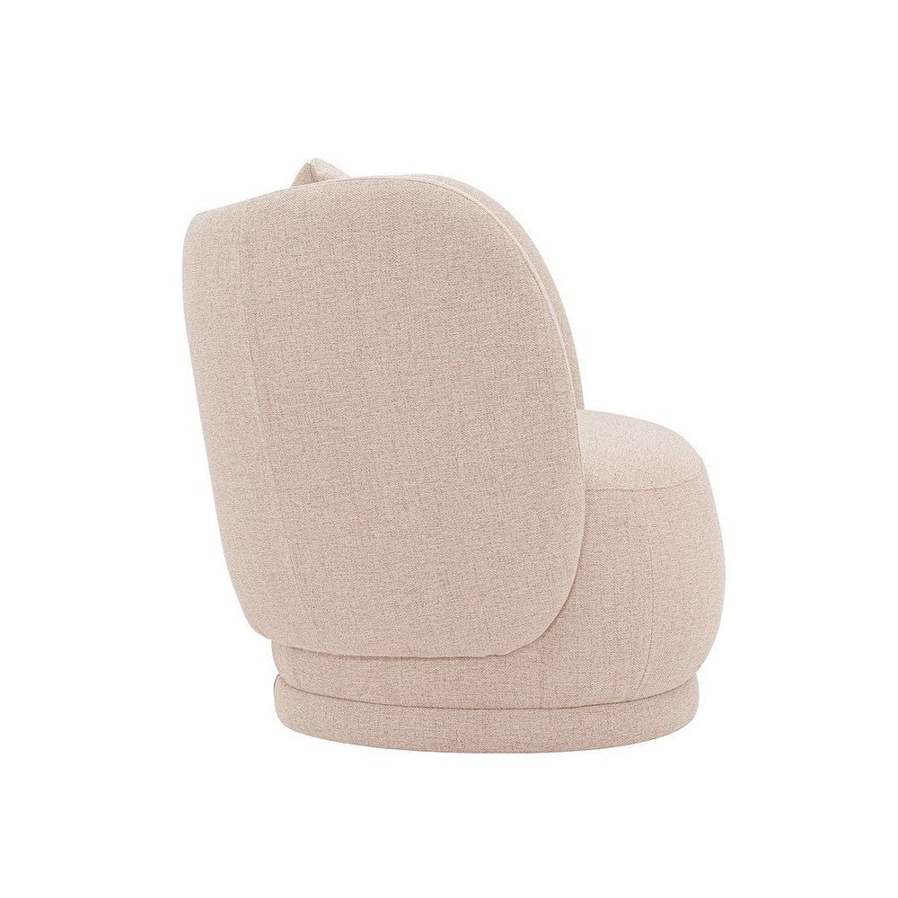 Contemporary Siri Linen Accent Chair with Pillows in Wheat MHC-AC057-WT