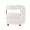 Modern Amirah Velvet Accent Chair in White MHC-AC060-WH
