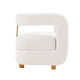 Modern Amirah Velvet Accent Chair in White MHC-AC060-WH