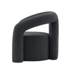 Modern Darian Boucle Accent Chair in Black MHC-AC061-BK