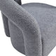 Modern Darian Boucle Accent Chair in Grey MHC-AC061-GY