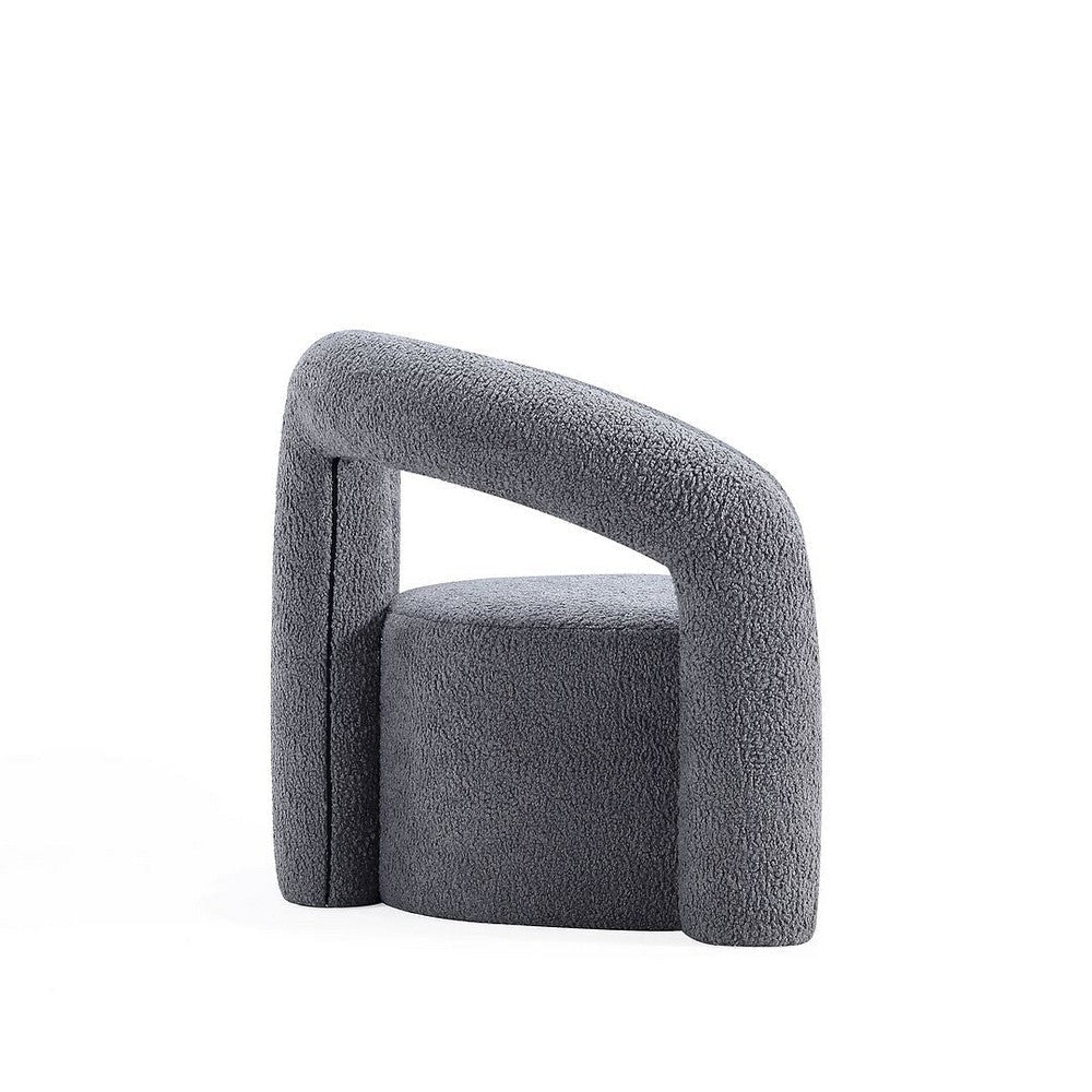 Modern Darian Boucle Accent Chair in Grey MHC-AC061-GY