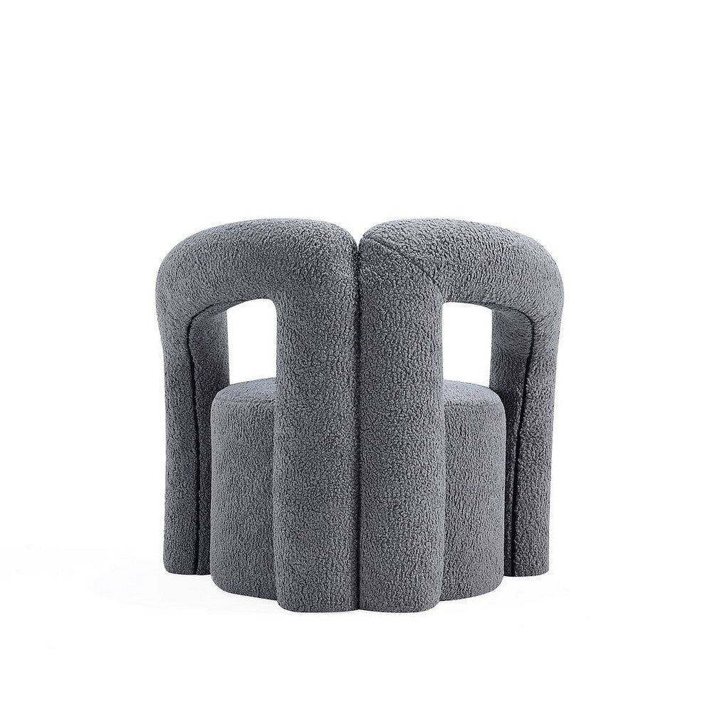 Modern Darian Boucle Accent Chair in Grey MHC-AC061-GY