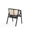 Versailles Armchair in Black and Natural Cane MHC-ACCA02-BK