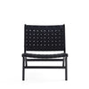 Maintenon Leatherette Accent Chair in Black MHC-ACCA03-BK