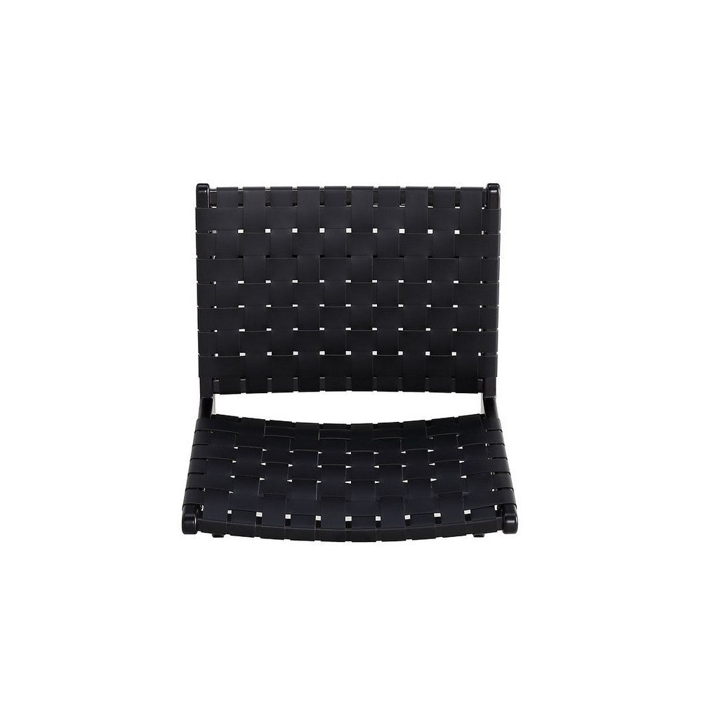 Maintenon Leatherette Accent Chair in Black MHC-ACCA03-BK